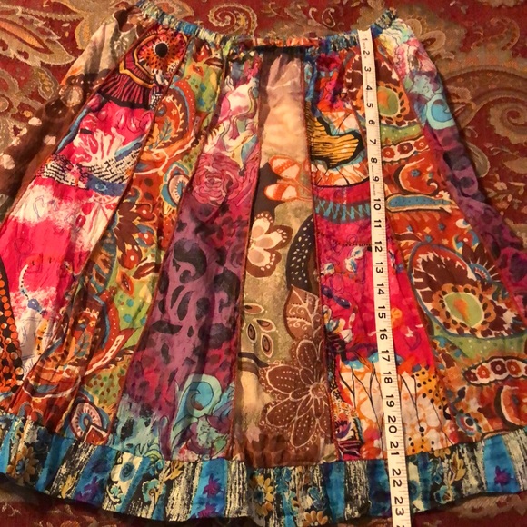 Fashion Fuse multi-color boho skirt, free size. - Picture 7 of 8